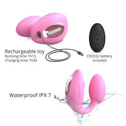 Love to Love Stimulateur Clitoris et Point G Wonderlover Rose